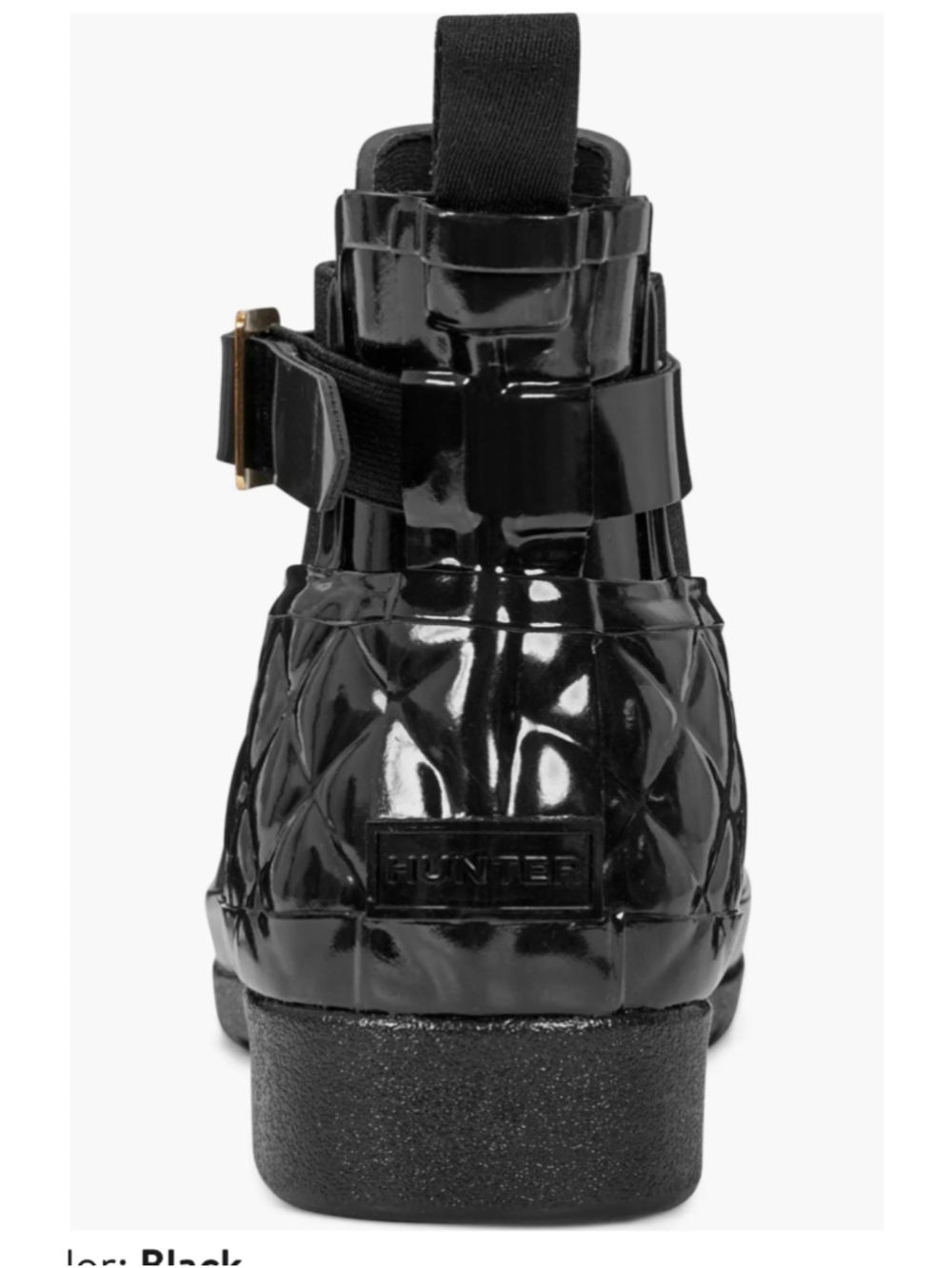 Hunter Quilted Chelsea Lightweight Gloss Rain Boots Women’s size 7 - Picture 10 of 11